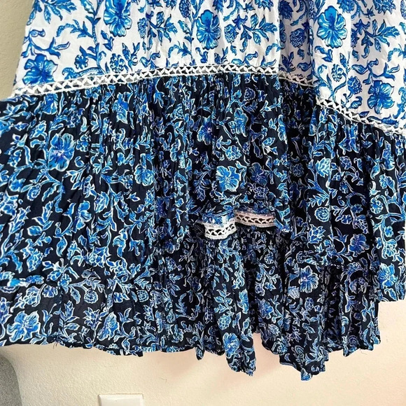 Tommy Bahama Midi Hi Lo Dress | size M - Picture 3 of 9